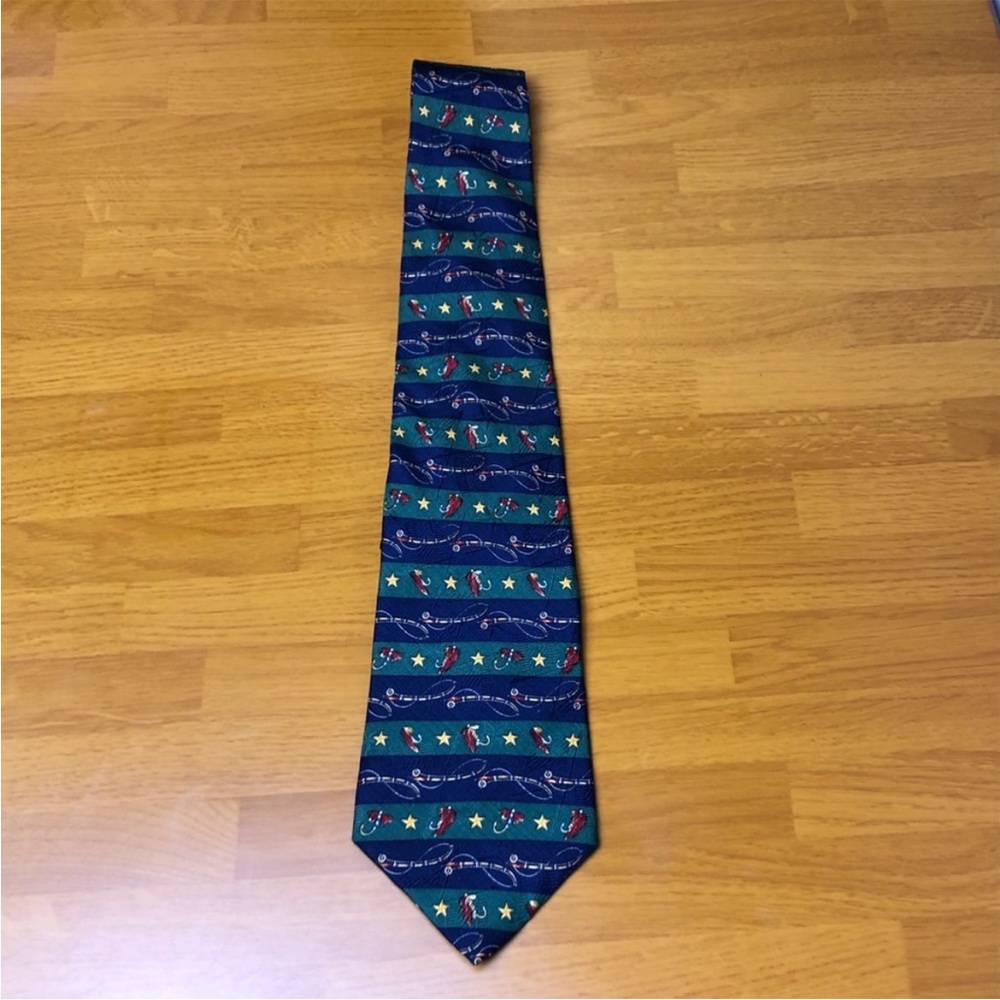 TOMMY HILFIGER Bundle (2) Elegant Patterned Ties - Picture 11 of 13
